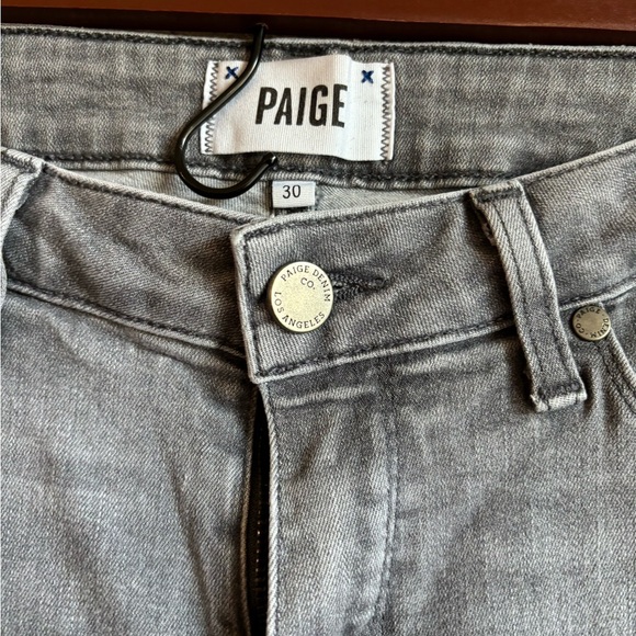 PAIGE Gray Verdugo Mid-Rise Ultra Skinny Jeans 30 - Picture 9 of 9